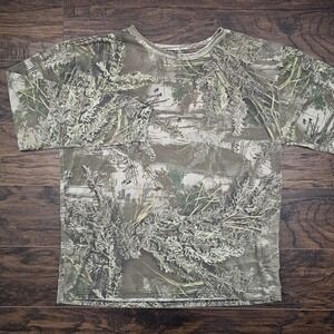 Red Head Mens XL long‎ Sleeve Pullover T-Shirt Well Worn Fair